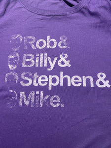 T-Shirt - Stacked Faces - Purple