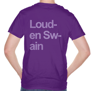 T-Shirt - Stacked Faces - Purple