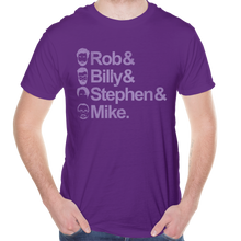 Load image into Gallery viewer, T-Shirt - Stacked Faces - Purple
